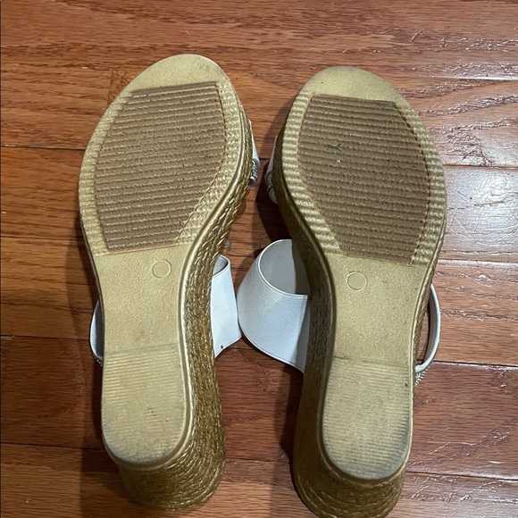 MARELLA White and Silver Women's Sandals size 7 - Picture 6 of 6